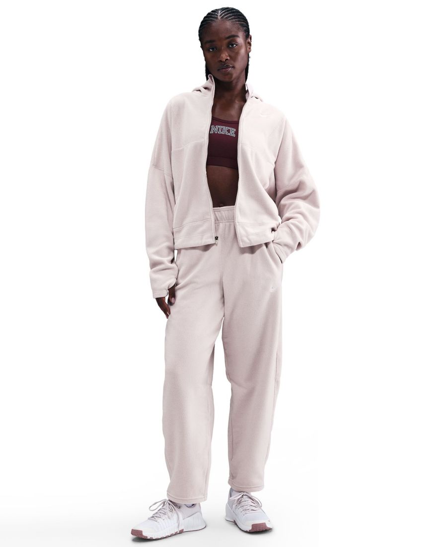 

Женские флисовые брюки Therma-Fit со средней посадкой Nike, Silt Red/White