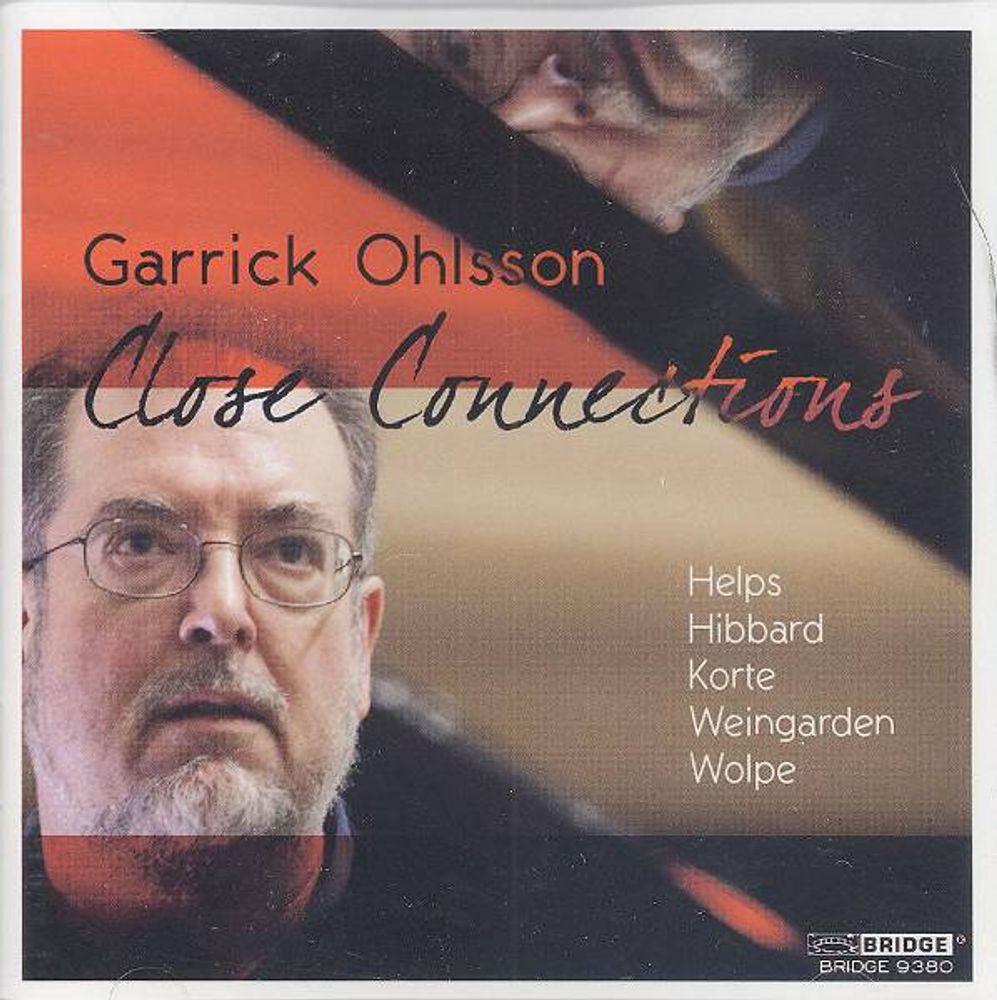 

Диск CD Close Connections - Louis Weingarden, Oldrich Frantisek Korte, Robert Helps, Stefan Wolpe, Garrick Ohlsson