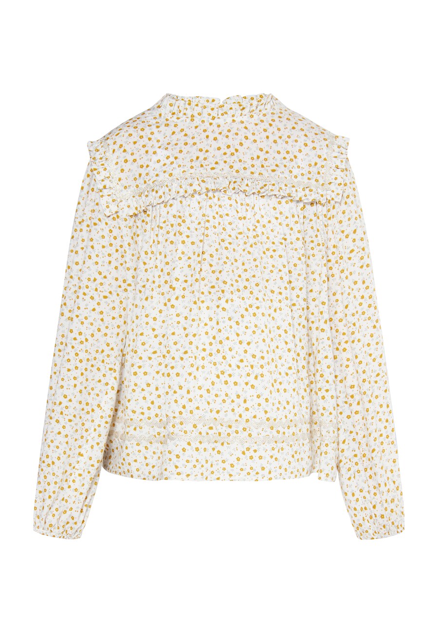 

Блузка DreiMaster Vintage, цвет Mustard/Pastel yellow