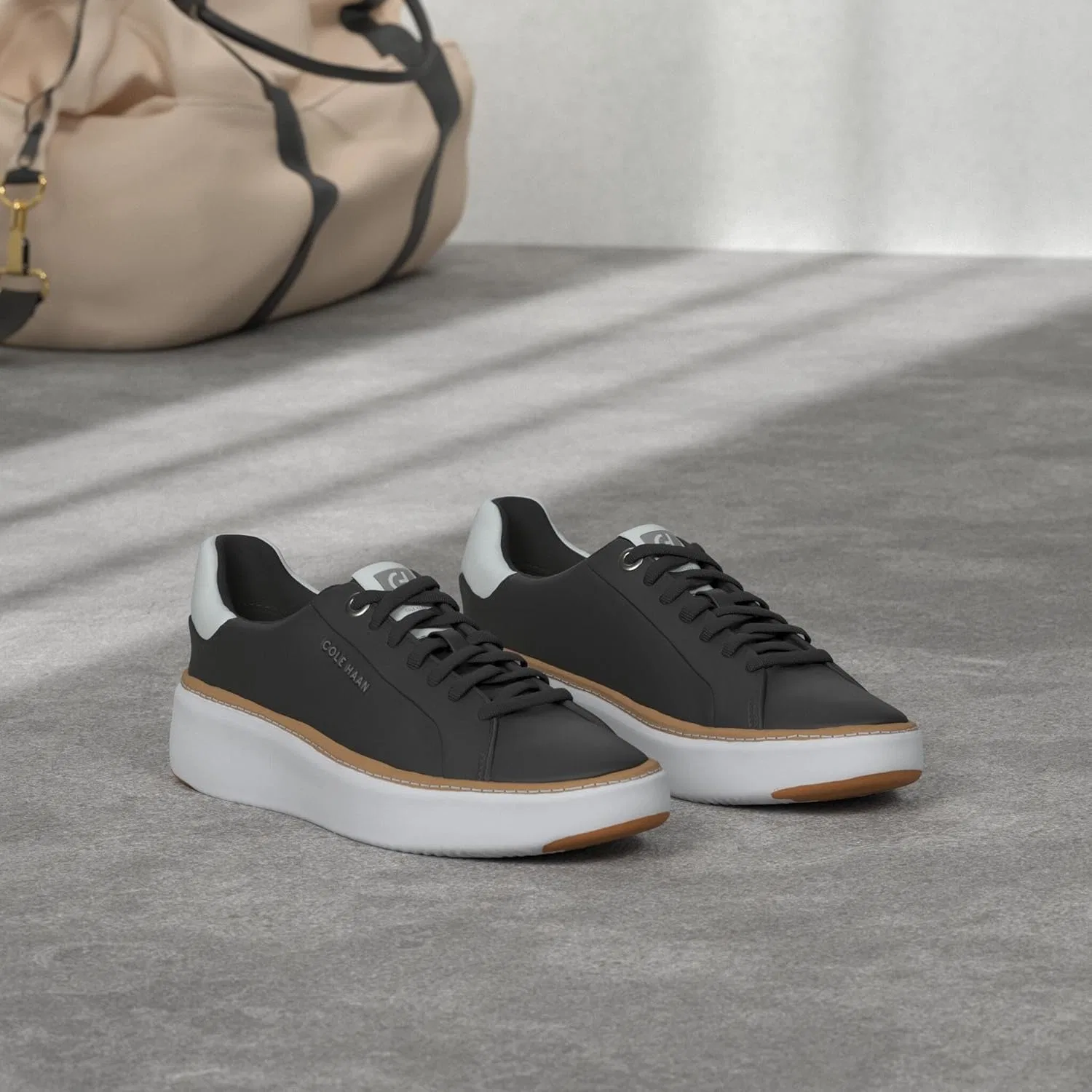 Мужские кроссовки GrandPro Topspin, бренд Cole Haan, цвет Black — фото 2
