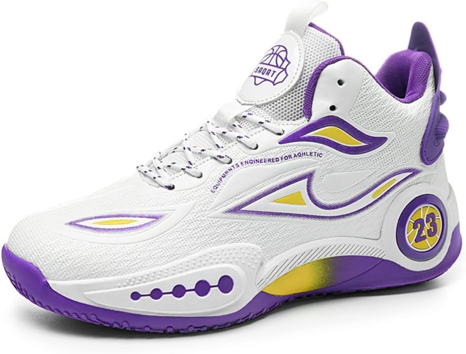 

Мужская обувь Кроссовки Беговые кроссовки Спортивная обувь Повседневная обувь Баскетбольные кроссовки Тренировочные кроссовки Мода Yafexin, фиолетовый