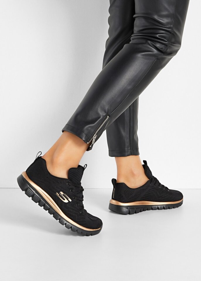 Кроссовки Skechers с пеной с эффектом памяти Skechers, черный — фото 3