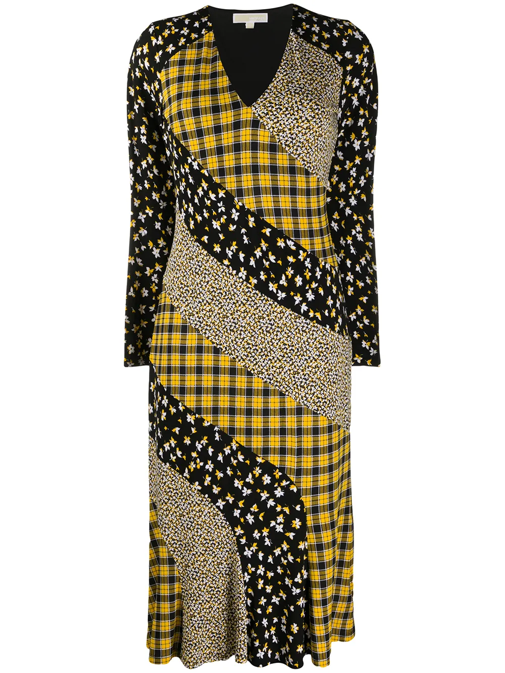 

Платье миди со вставками Michael Michael Kors, черный