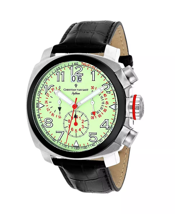 

Мужские часы Grand Python со светящимся циферблатом - cv3au7 Christian Van Sant, luminous