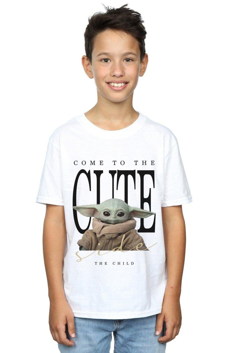 

Футболка The Mandalorian The Cute Side Star Wars, белый