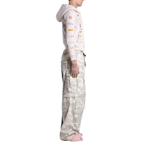 Толстовка business english zip-up hoodie 'off white' Balenciaga, белый — фото 3