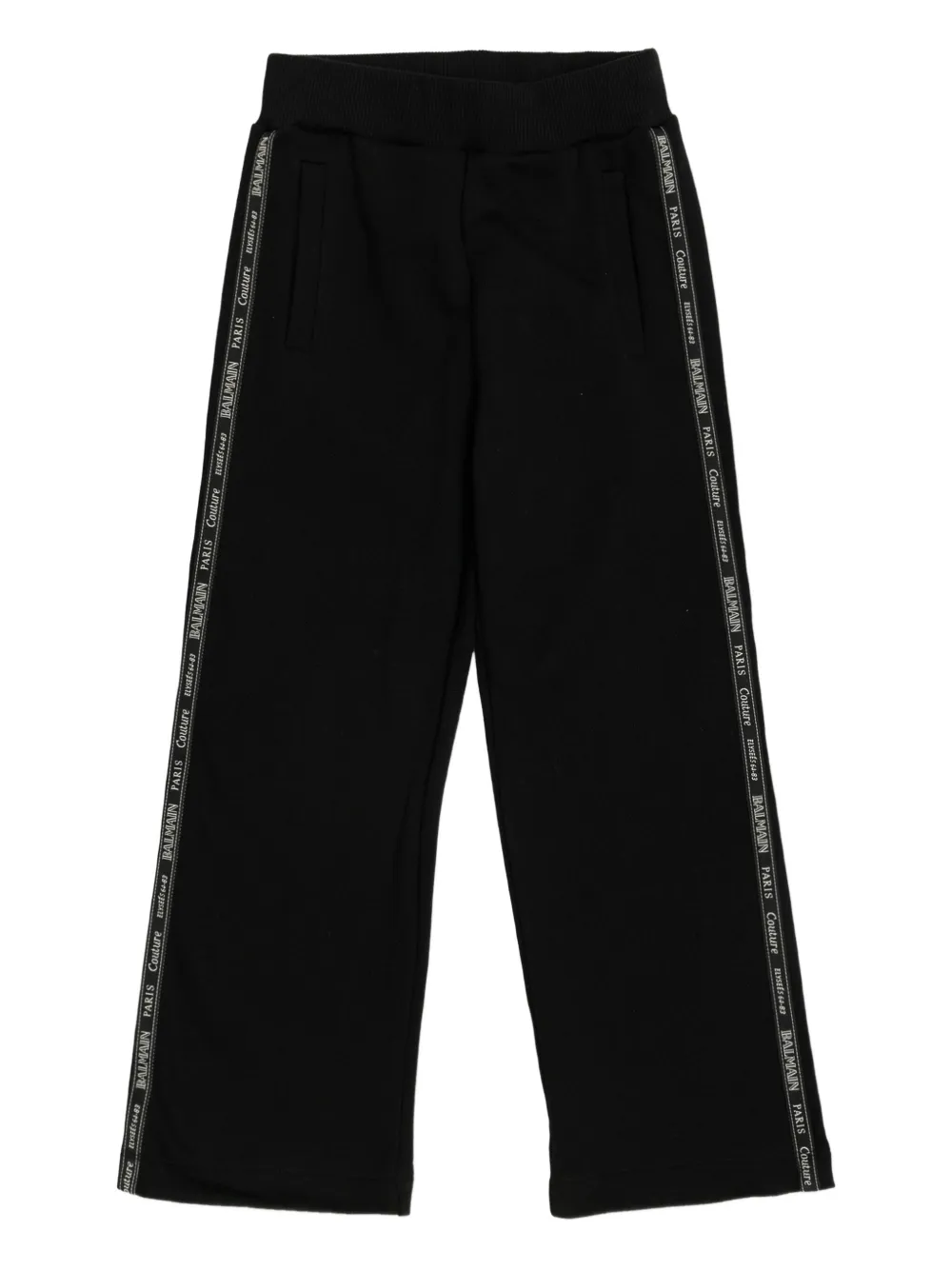 

Спортивные брюки с лампасами Balmain Kids, черный