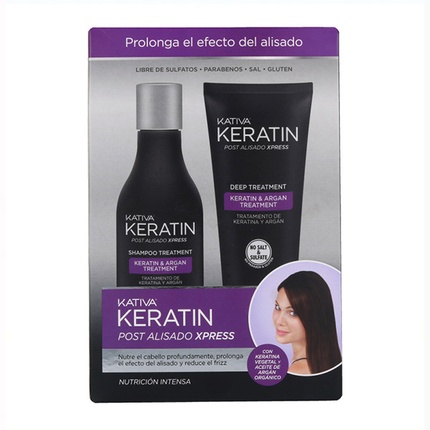 

Набор шампуней и средств для ухода после выпрямления волос Keratin Xpress Kit Kativa