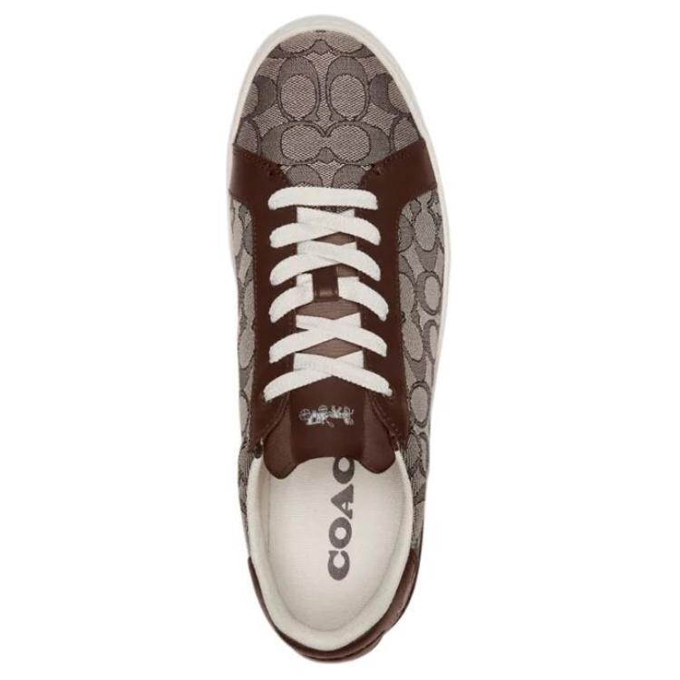 Клип Скейтбординг Кроссовки Мужские Низкие Коричневый Coach — фото 4