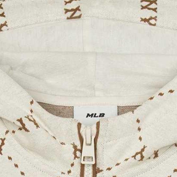 MLB Свитшот FW/AW24 Dark Cream детский — фото 4
