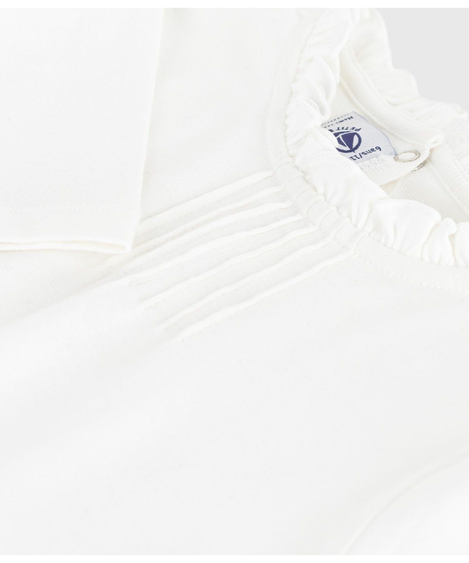 Футболка с длинными рукавами PETIT BATEAU, Off white — фото 3