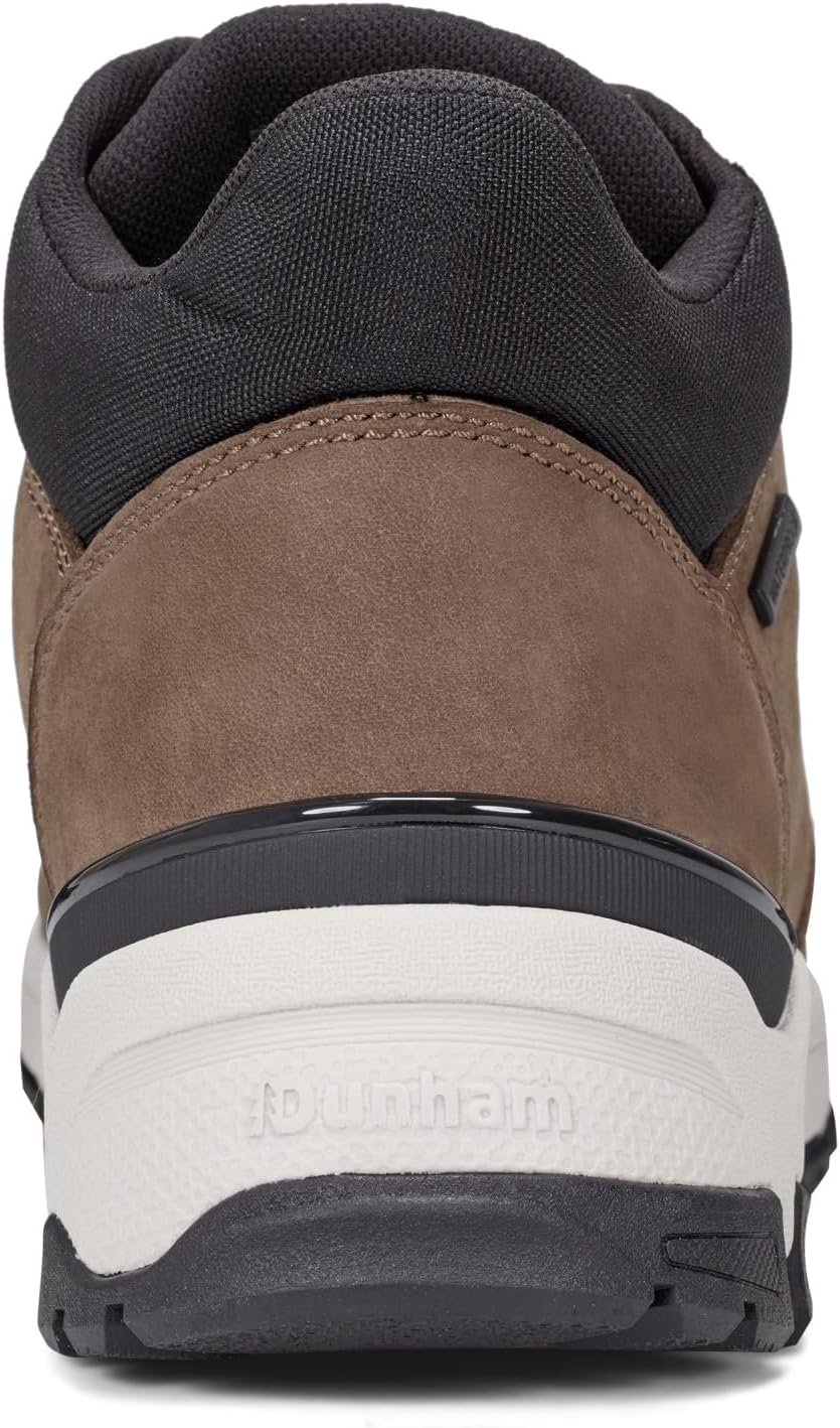 Мужские водонепроницаемые средние ботинки Dunham Alpine, Dark Taupe Leather — фото 2