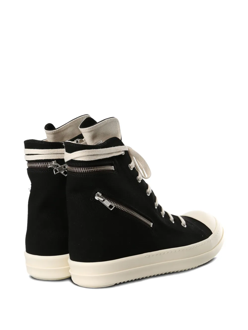 Кроссовки на молнии со шнуровкой Rick Owens DRKSHDW, черный — фото 3