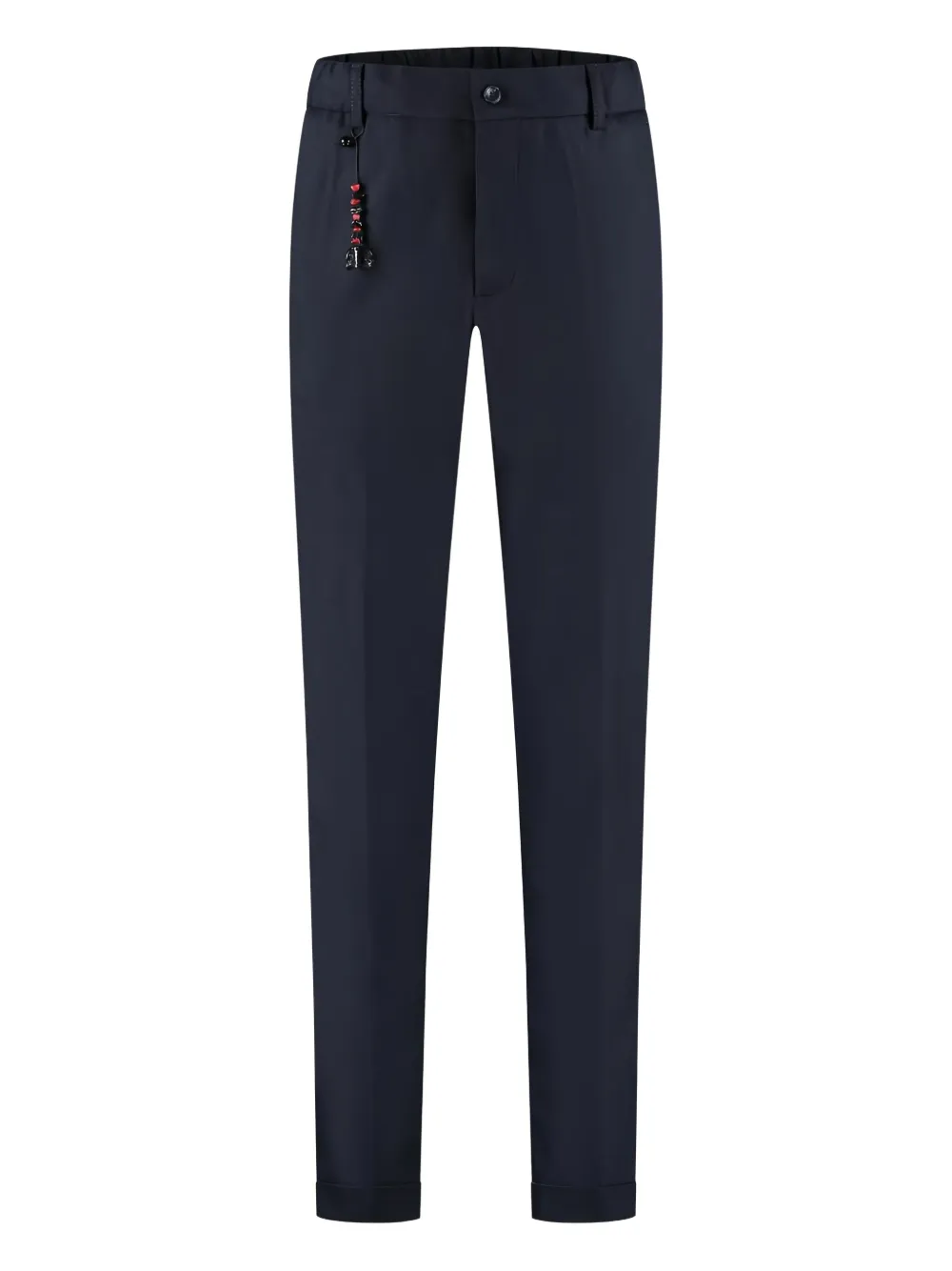 

Брюки с бусинами и эластичным поясом Marco Pescarolo, синий