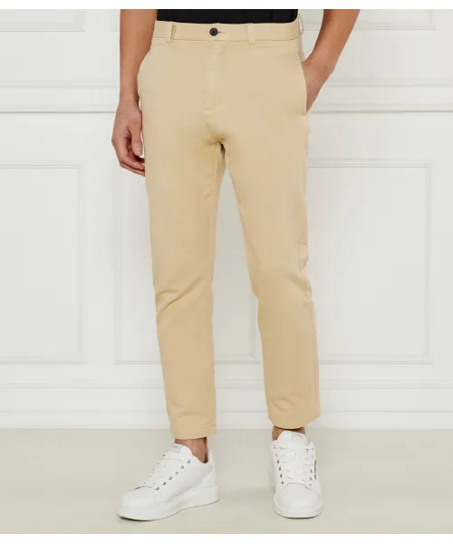 

Брюки чинос david251d Slim fit Hugo, бежевый