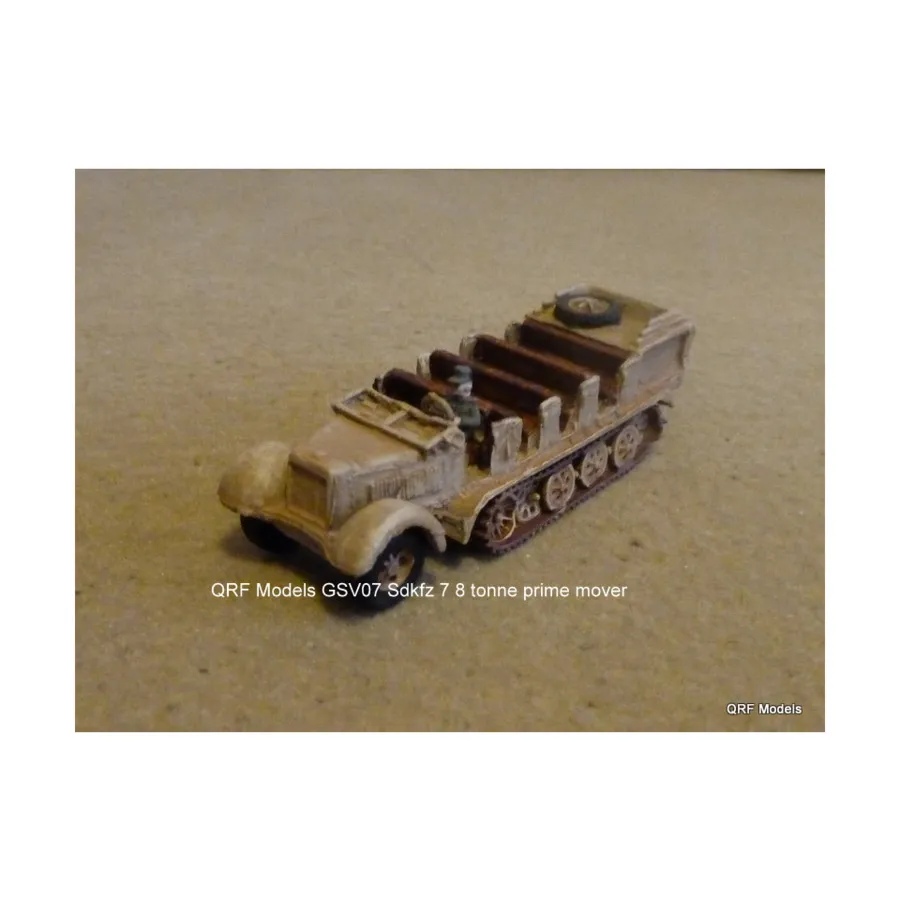

SdKfz 7, 8-тонный трактор с экипажем из 8 человек, Historical Miniatures - WW2 (15mm) (QRF Models)