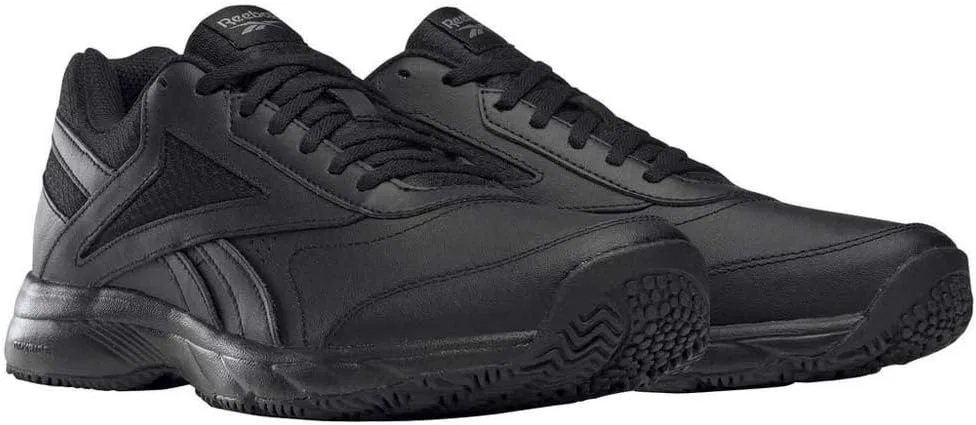 Мужские рабочие кроссовки Reebok Work N Cushion 4.0 Kc для ходьбы, Black Cold Grey 5 Black — фото 4