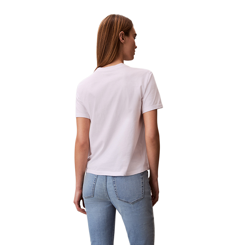 Calvin Klein Футболка YAA Moon White с круглым вырезом — фото 4