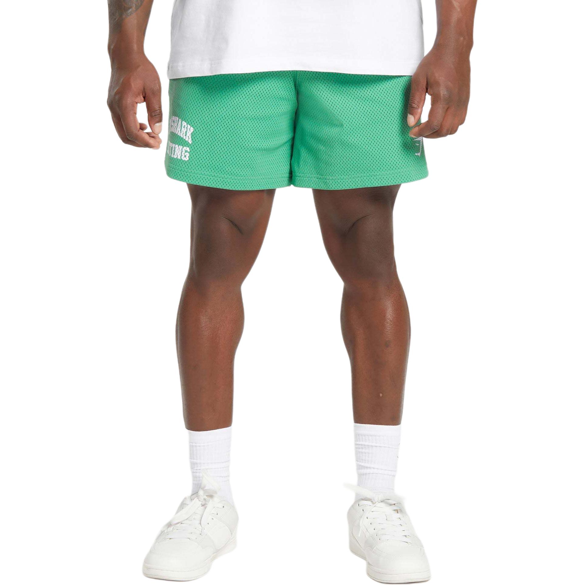 

GYMSHARK Шорты Lifting Mesh 7' Casual мужские Lake Green