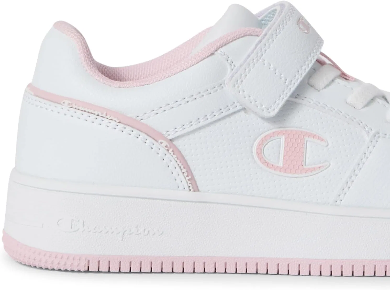 Кроссовки Champion Zapatillas RD18 2.0 Low G PS Low Cut, Blanco/Rosa Fucsia, Talla 32, Niña, Blanco Rosa Fucsia — фото 2