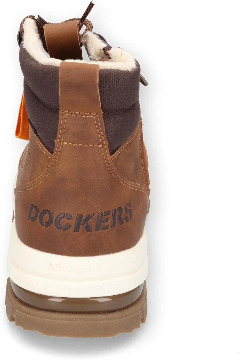 Мужские армейские ботинки Dockers by Gerli, ботильоны, водонепроницаемые, с теплой подкладкой, Cognac 470 — фото 3