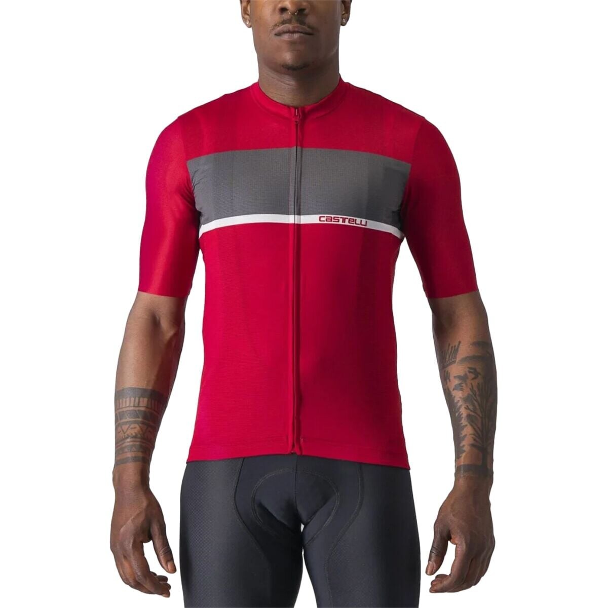 

Традиционе джерси Castelli, цвет rich red/dark gray-white
