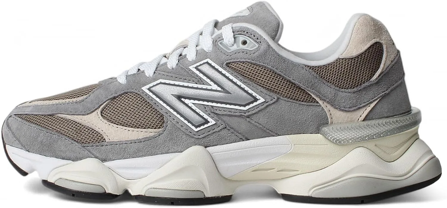 Кроссовки New Balance Men's 9060, белый/темно-серый/бежевый