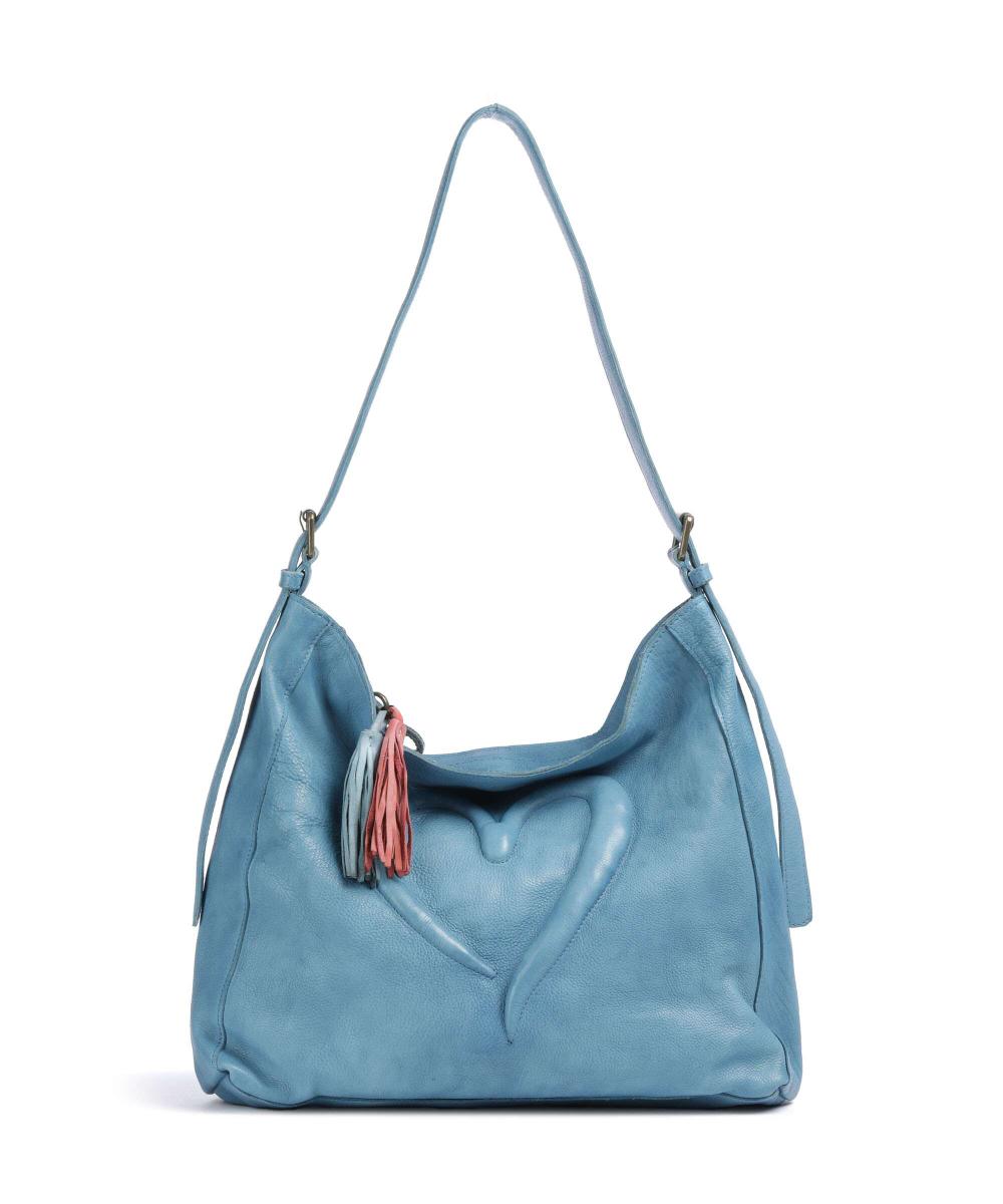 

Сумка-Кошелек Herzweg 2 из зернистой кожи Taschendieb Wien, синий