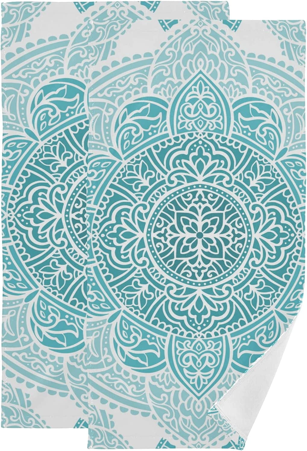 

Полотенца Dreamtimes Aqua Turquoise Mandala, мультиколор