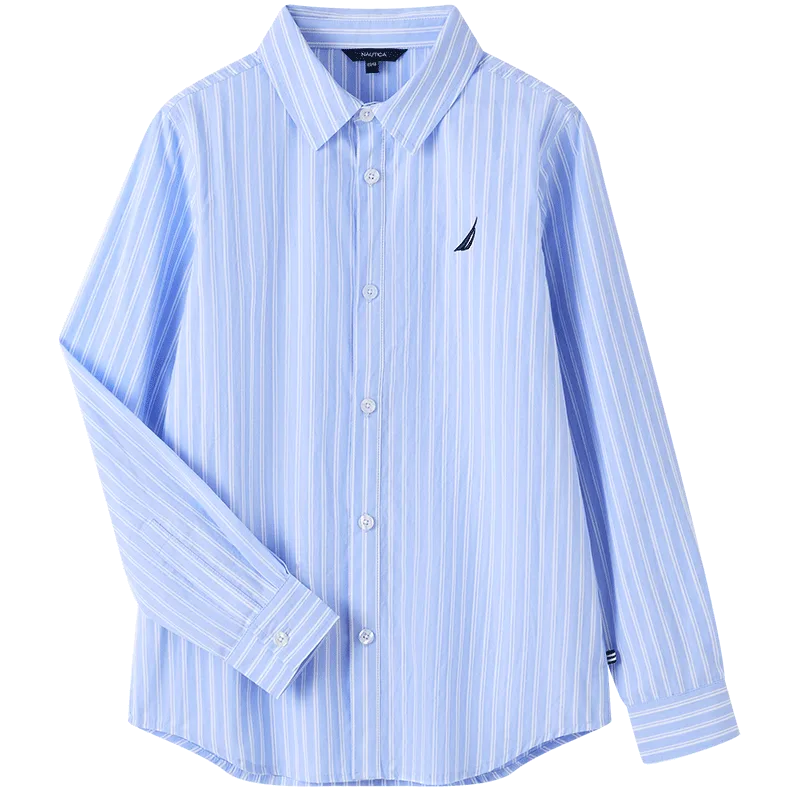Детская Рубашка Casual NAUTICA, Blue/White