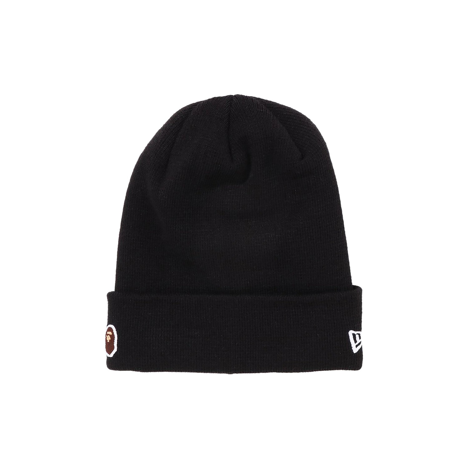 

BAPE Вязаная кепка Ape Head One Point New Era, цвет черный