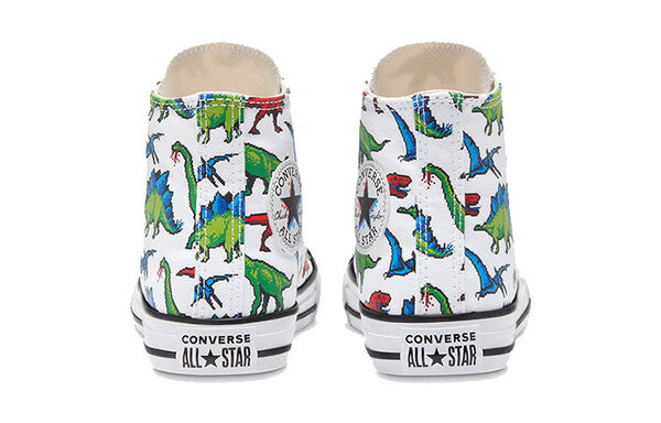 Кроссовки chuck taylor all star high top multi-color Converse, белый — фото 4