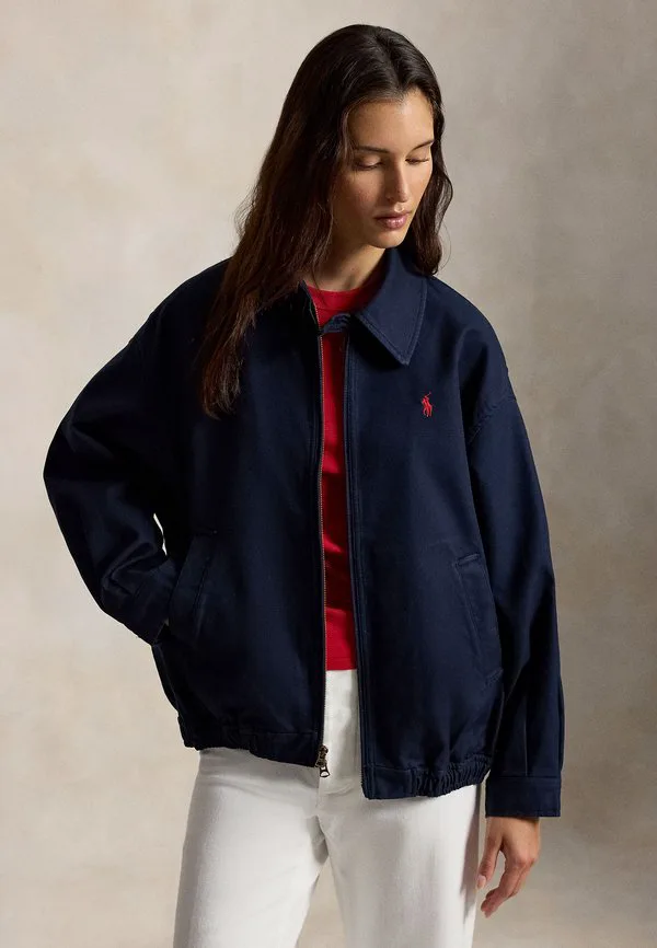 Двусторонняя хлопковая куртка, летняя куртка Polo Ralph Lauren, Navy