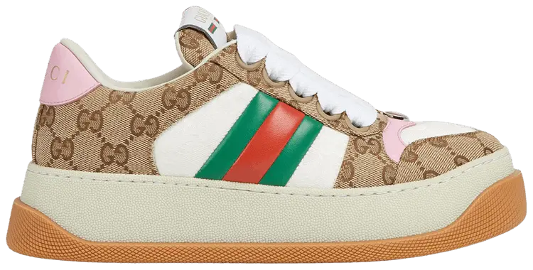 Кроссовки Gucci Wmns GG Sneaker 'Beige Pink', кремовый