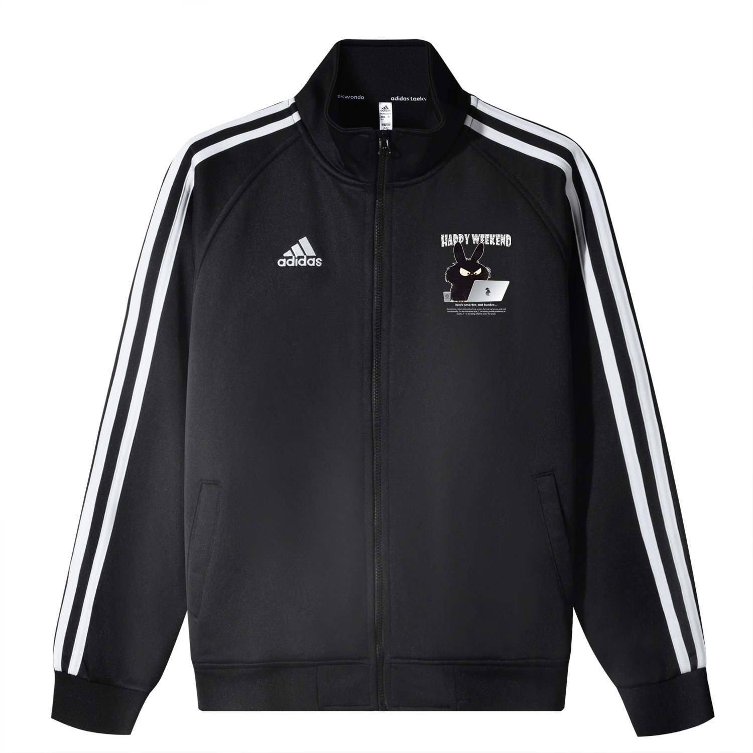 

Adidas Куртка унисекс черная, Black