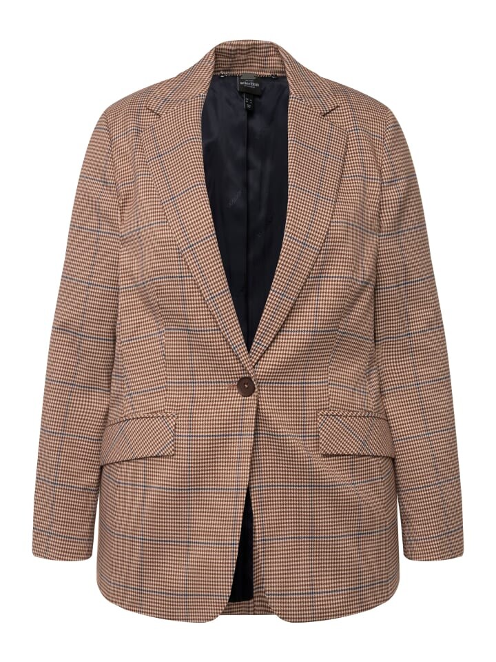 

Блейзер Ulla Popken Blazer, цвет cognac-sand