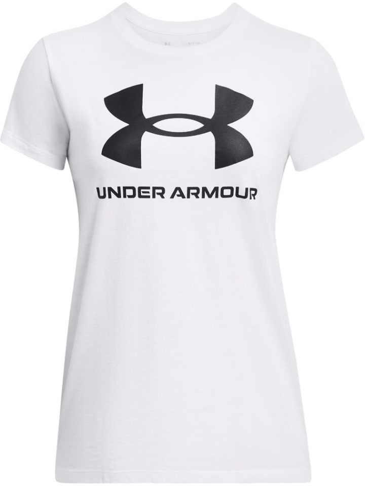 

Футболка Ua Rival Logo Ss Under Armour, белый