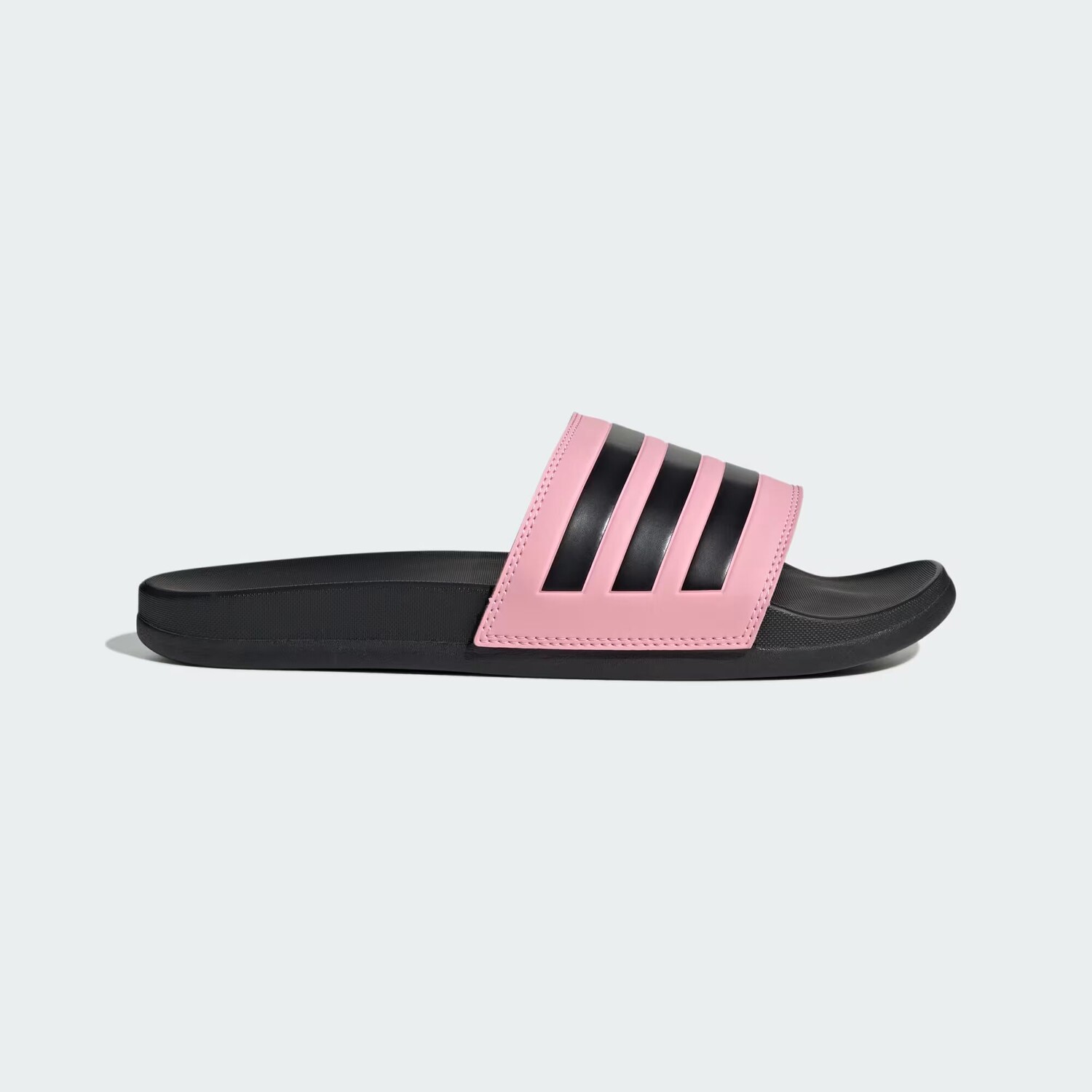

Шлепанцы Adilette Comfort Adidas, цвет True Pink/Core Black/Core Black