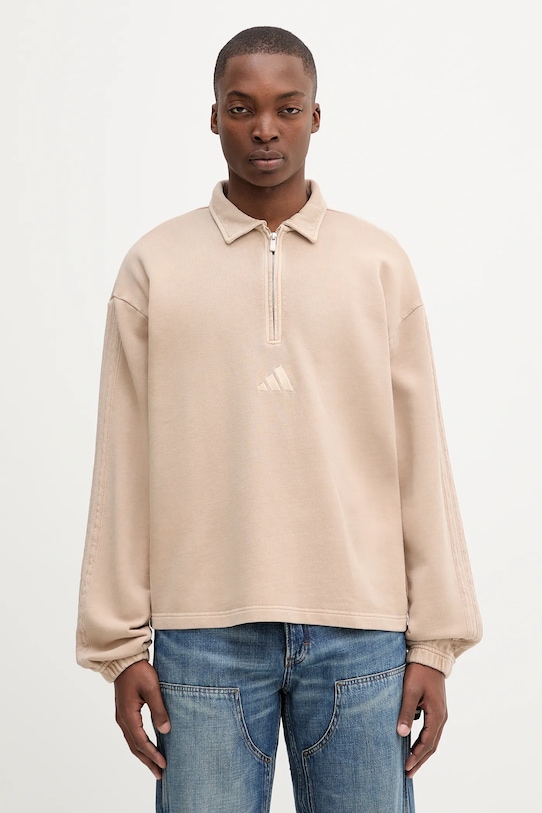 

Хлопковая толстовка ALL SZN Adidas, бежевый