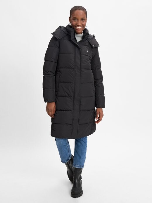 

Стеганое пальто Calvin Klein Jeans, черный