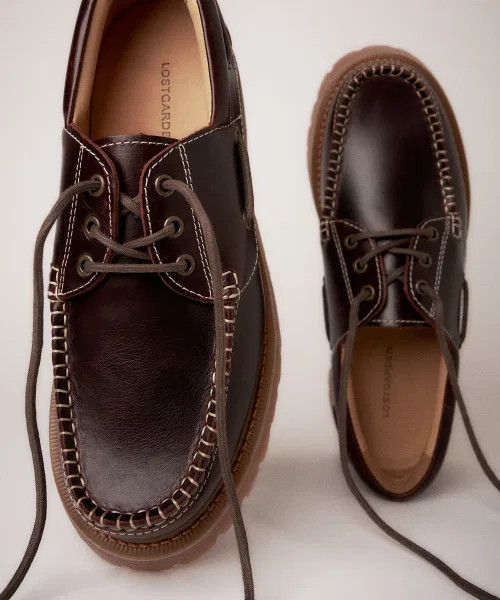 Мужские мокасины LOSTGARDEN Harbor Burgundy