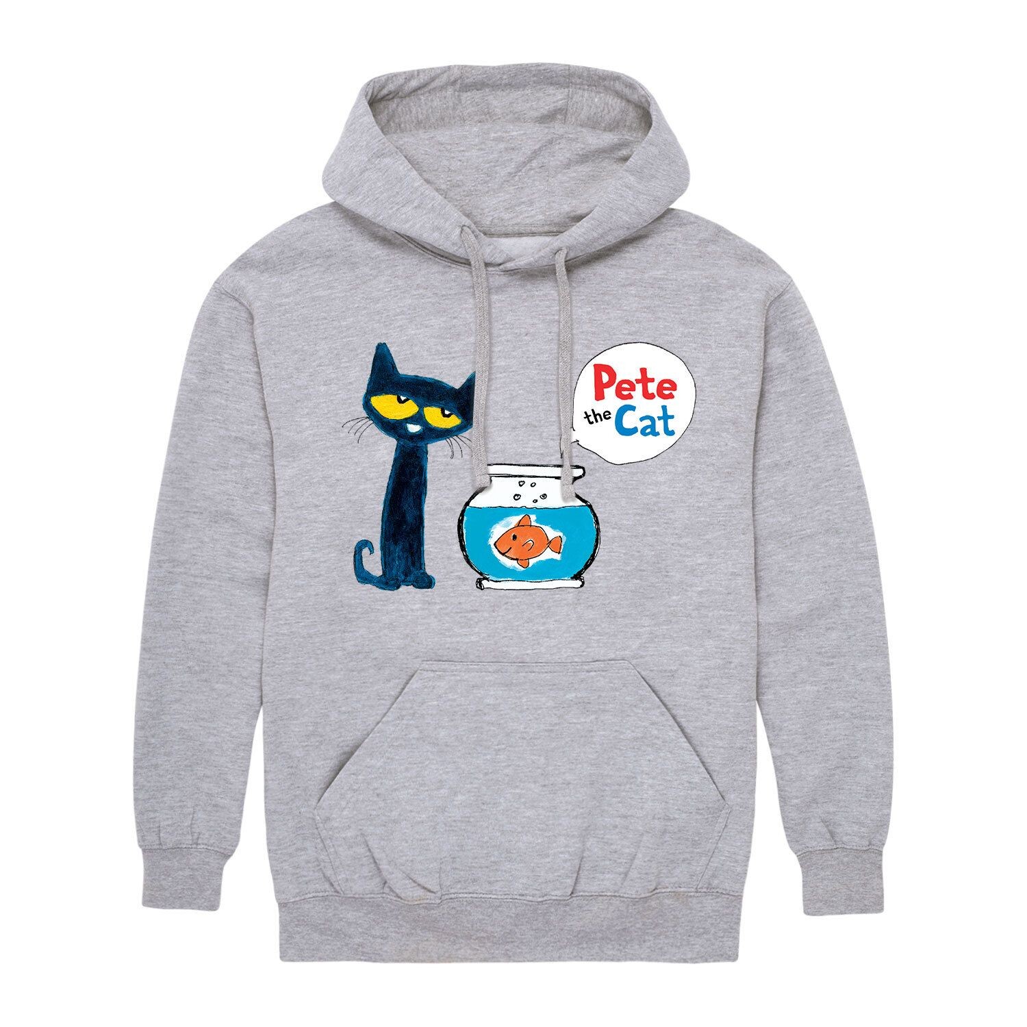 

Мужская толстовка с капюшоном Pete The Cat Goldfish Licensed Character