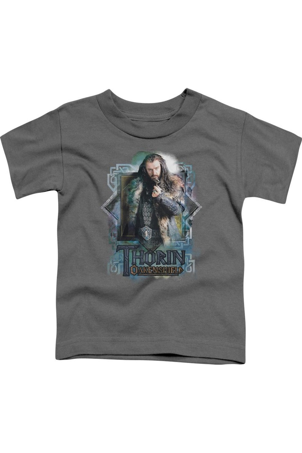 

Футболка с коротким рукавом для детей The Hobbit Thorin Oakenshield Gildan, Charcoal