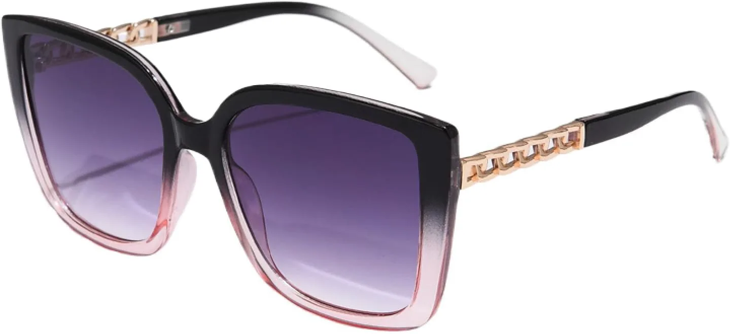 

Солнцезащитные очки с защитой от УФ-излучения UV400 | Крупная оправа для женщин и мужчин | Для занятий спортом на открытом воздухе и вождения DSVIGF, Black Pink