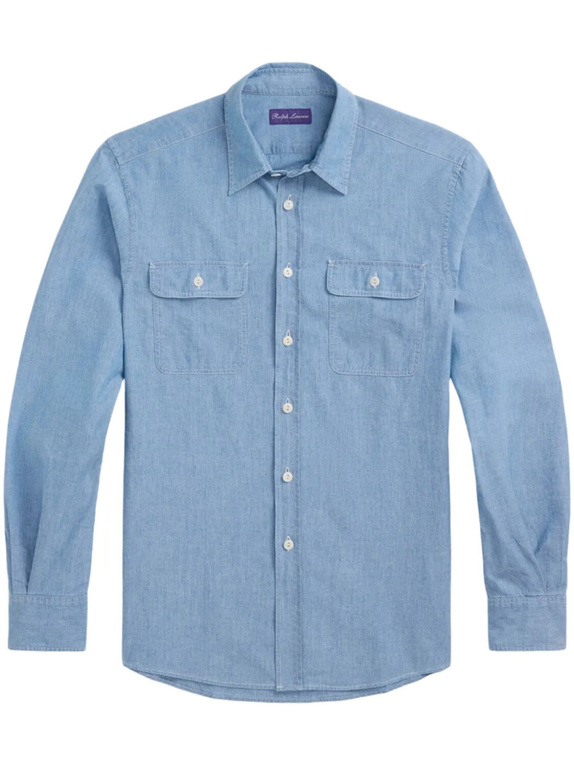 

Рубашка из хлопка Ralph Lauren Purple Label, синий