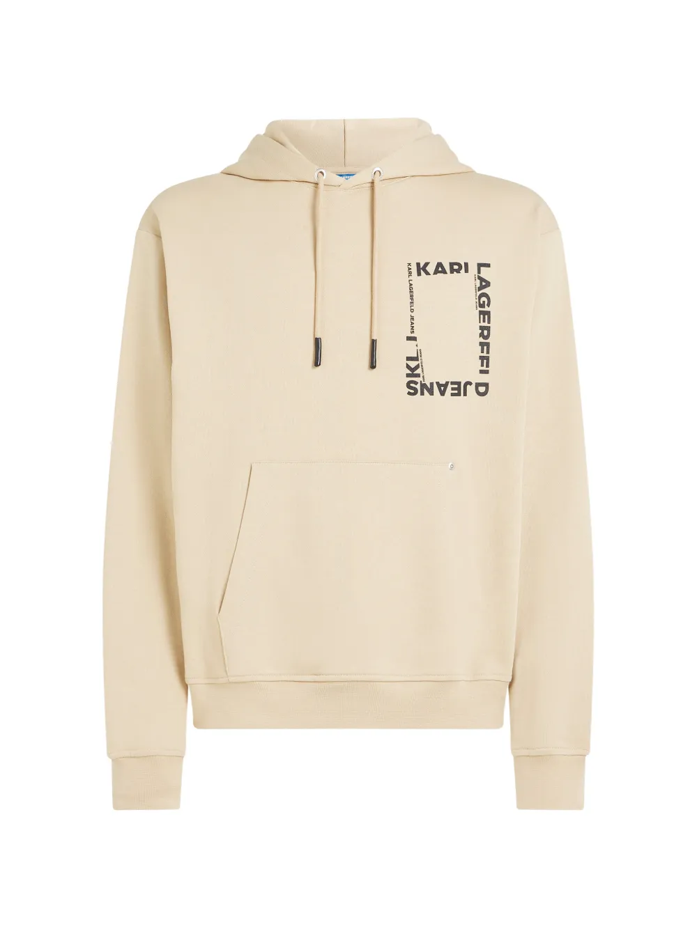 

Худи с логотипом Karl Lagerfeld Jeans, бежевый