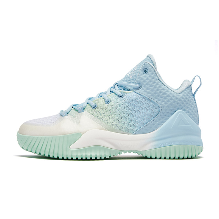 

Баскетбольные кроссовки мужские низкие Performance Sky Blue PEAK, White/Green/Blue