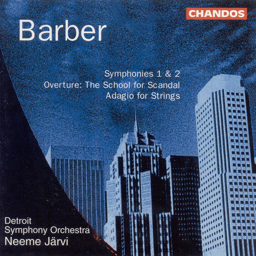 

CD диск Barber / Jarvi / Detroit Symphony Orchestra: Symphony 1 Op 9 / Symphony 2 Op 19