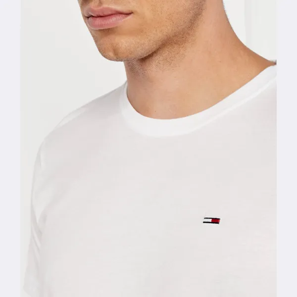 Комплект из двух футболок приталенного кроя Tommy Hilfiger, бежевый — фото 2