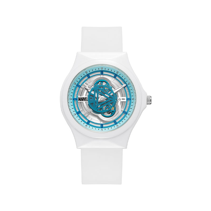 

MARVEL Часы Fashion Trend High School Students Wrist Watch Quartz Movement Silicone Strap Watch Unisex Blue Dial